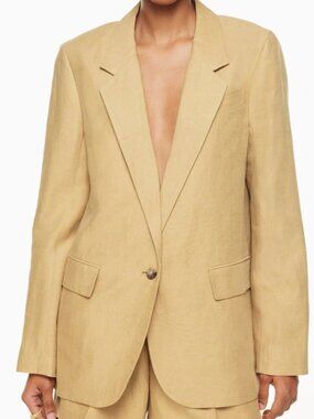 ARITZIA - Wilfred - Generations Blazer - Sandy Beige - Women - XL